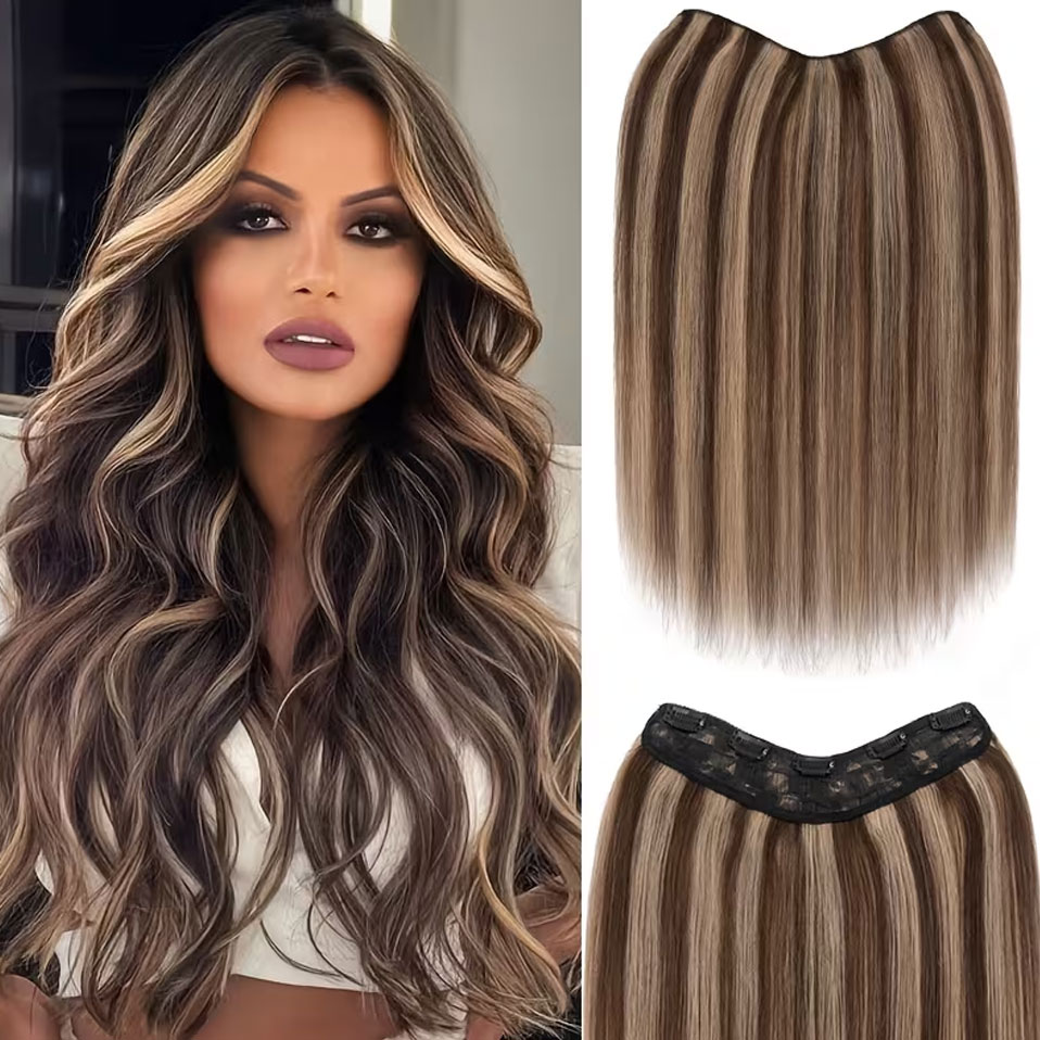 Seamless Clip In Hair Extensions Human Hair - SEGO Clip-in Haarverlengingen van Echt Haar,