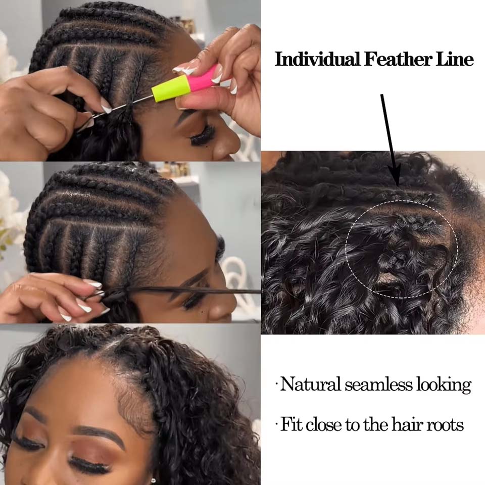 12A Birmees krullend haar, geh - Invisible Tape In Extensions Real Hair recensie en prijs