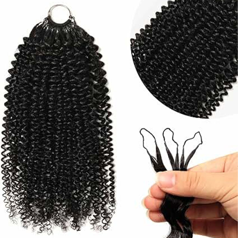 Jerry Curly, natuurlijk zwart, - Hair Bundles recensie en prijs