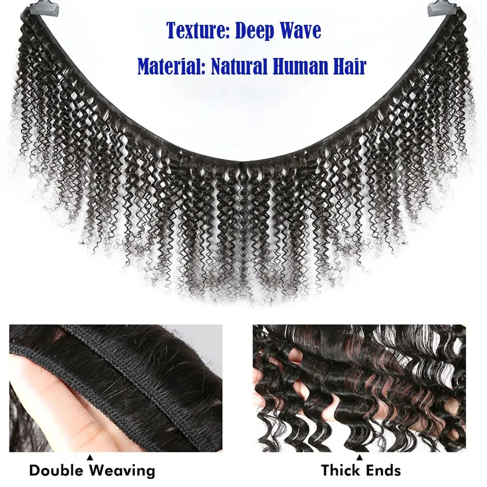 Braziliaans Maagdelijk Menseli - Deep Wave 3 Bundles With Closure recensie en prijs