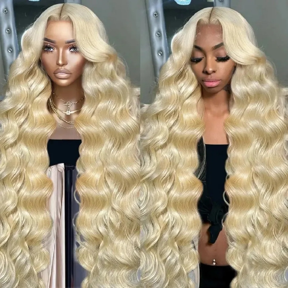 46 inch HD blonde 13x4 kantfro - Lace Front Wigs recensie en prijs