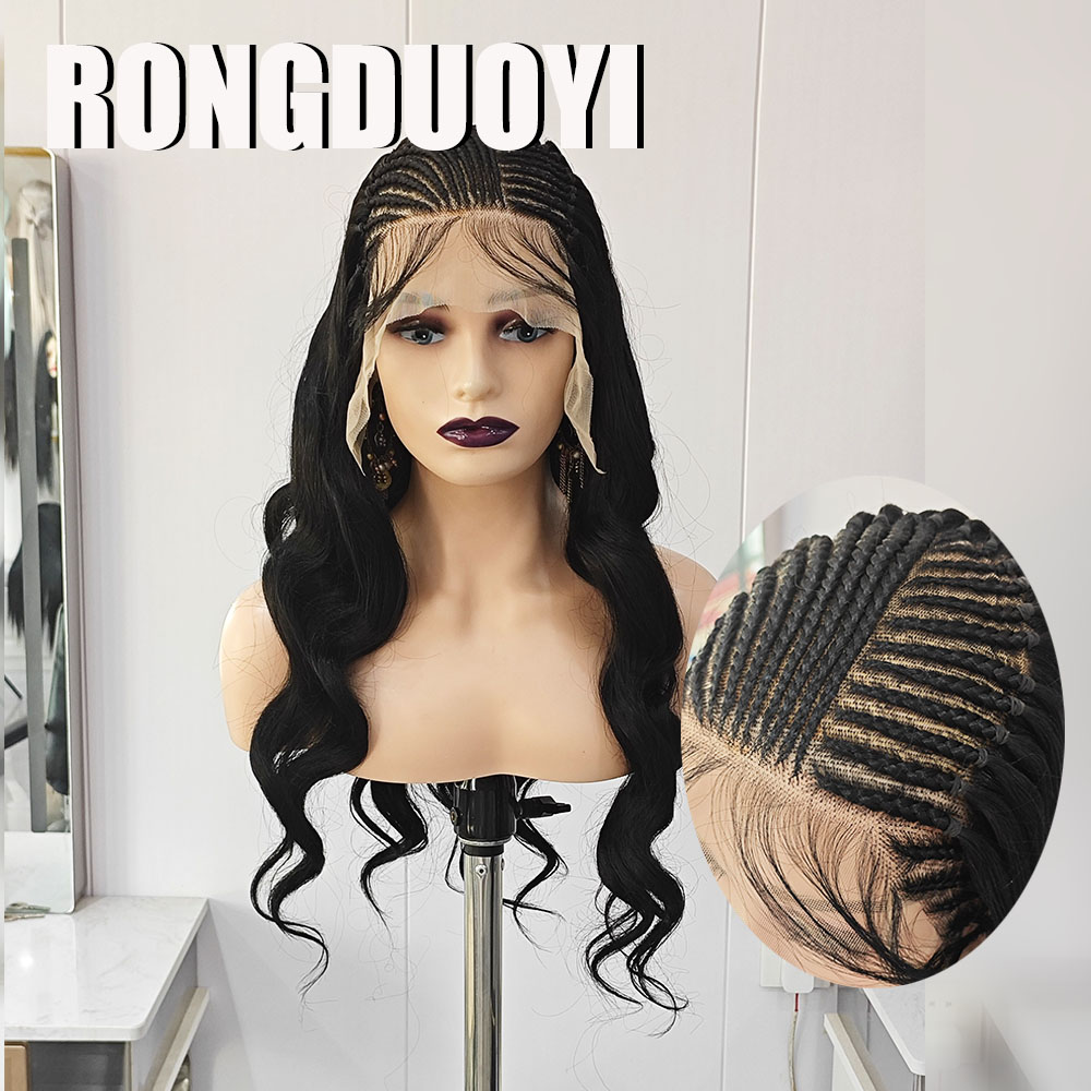 RONGDUOYI Zwart Gevlochten Gol - Synthetic Braided Wigs For Black Women recensie en prijs