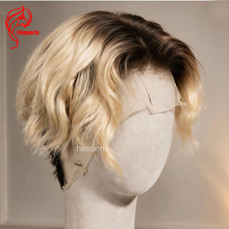 Hesperis Herenpruik Ombre Blon - Glueless Wear And Go Human Hair Wig recensie en prijs