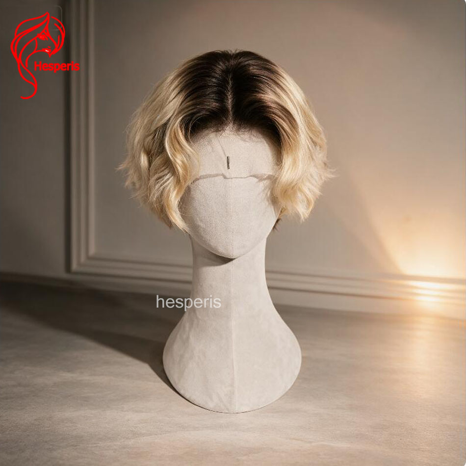 Hesperis Herenpruik Ombre Blon - Glueless Wear And Go Human Hair Wig recensie en prijs