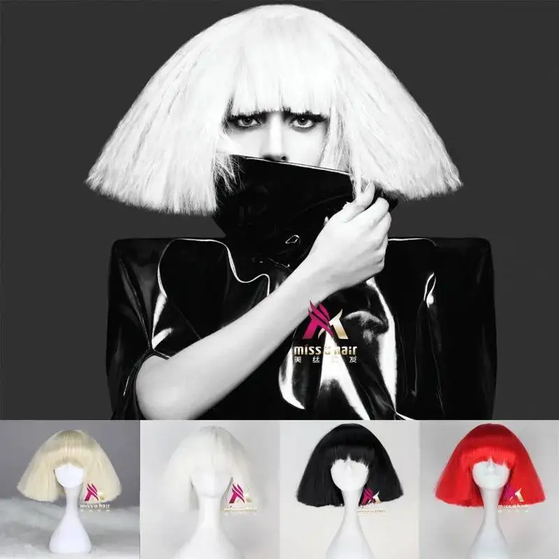 Zwarte Lady Gaga-pruik, blonde - Synthetic Wigs recensie en prijs