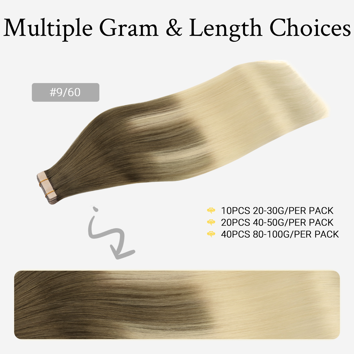 Sunmofavo Onzichtbare Tape-in  - Invisible Tape In Extensions Real Hair recensie en prijs